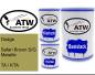 Preview: Dodge, Safari Brown S/G Metallic, TA / KTA: 500ml Lackdose + 500ml Klarlack + 250ml Härter - Set, von ATW Autoteile West.